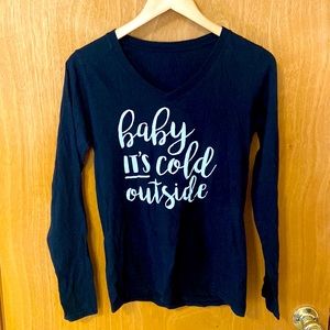 🎄❄️⛄️ Cold weather tee ❄️brrr